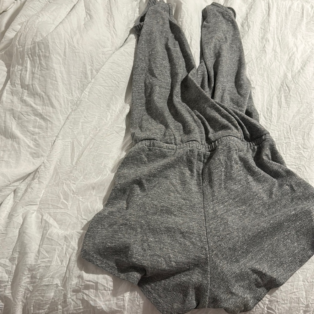 Grey romper. Brand chaser. Worn once.